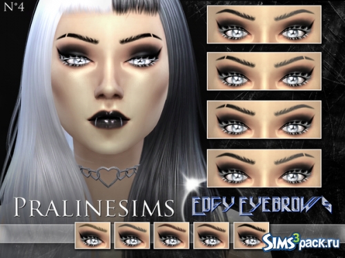 Брови Edgy от Pralinesims