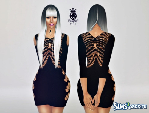 Женское платье &quot;FRS Mark Fast Faster Dress&quot; от FashionRoyaltySims