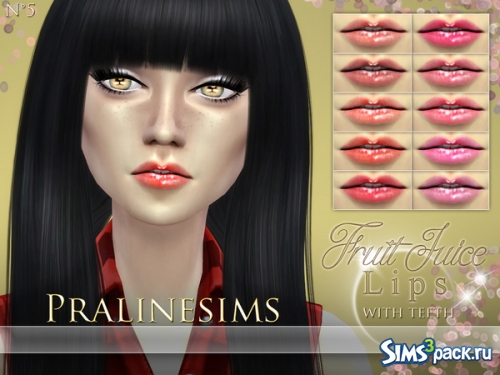 Блеск для губ Fruit Juice от Pralinesims