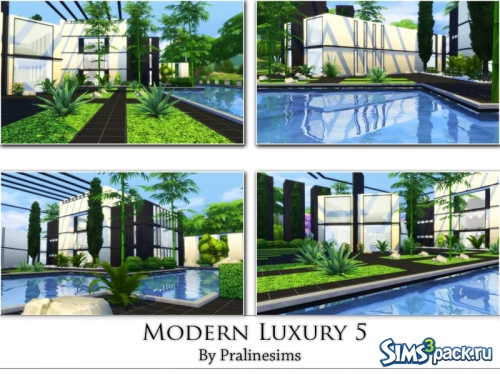 Дом Modern Luxury 5 от Pralinesims