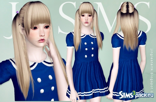 Платье Cream Sailor Dress от JS sims