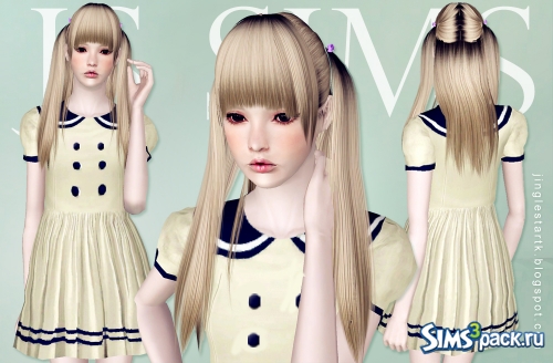 Платье Cream Sailor Dress от JS sims