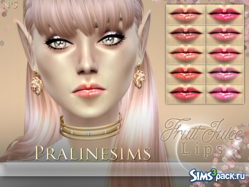 Блеск для губ Fruit Juice от Pralinesims