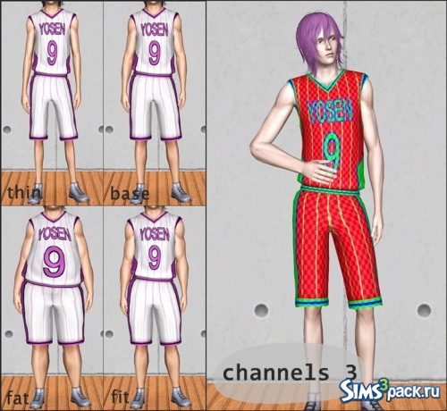 Форма из аниме Kuroko no basuke Yosen uniform от Yuu