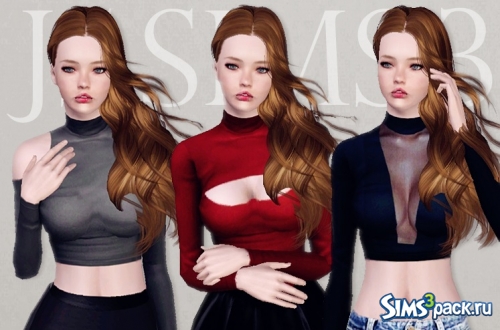 Три Turtleneck Top Set от JS Sims 3