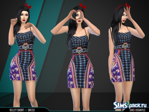 Платье Kelley Short от SIms4Krampus