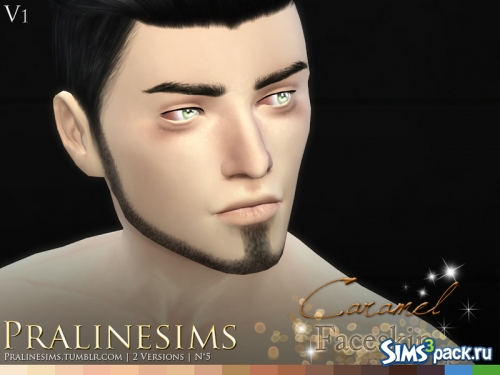 Скины Caramel Faceskin от Pralinesims