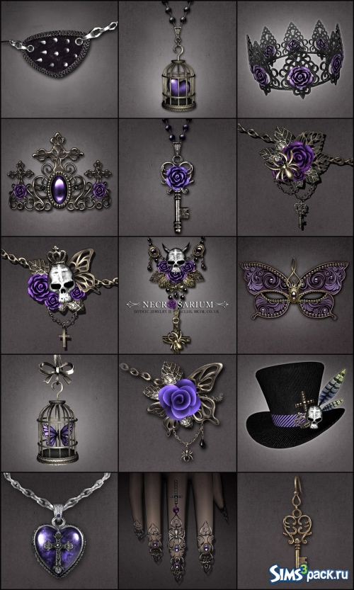 Сет готических украшений Necrosarium Gothic Jewelry II от S-club