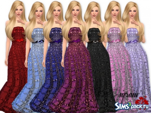 Платье "Glitter evening dress" от EsyraM