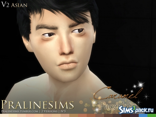 Скины Caramel Faceskin от Pralinesims