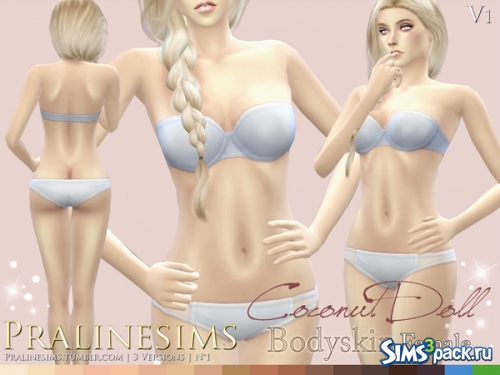 Скинтон Coconut Doll от Pralinesims