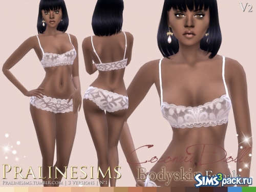 Скинтон Coconut Doll от Pralinesims