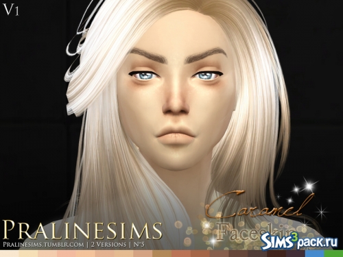 Скины Caramel Faceskin от Pralinesims