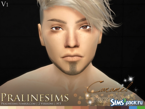 Скины Caramel Faceskin от Pralinesims