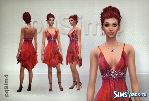 Коктейльное платье Весна. от pqSims4