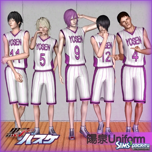 Форма из аниме Kuroko no basuke Yosen uniform от Yuu