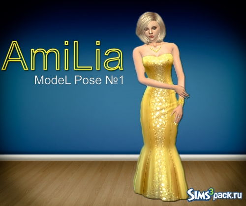 Поза для девушек ModeL Pose №1 от AmiLia