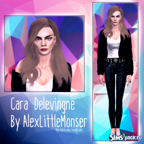 Симка Cara Delevingne от Alexlittlemonster