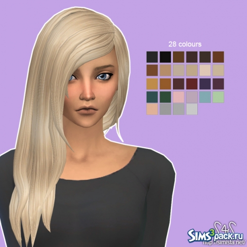 Причёска -Sims Rock Hair Retexture от David