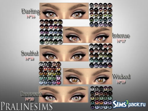 Набор линз Crystal Eyes от Pralinesims