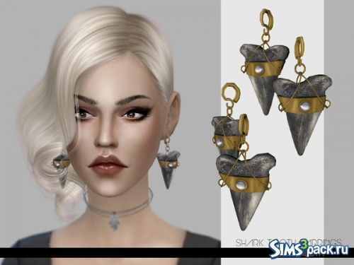 Серьги LeahLilith Shark Tooth Earrings от Leah Lillith