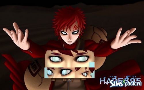 Недефолтные глаза Gaara от HADES95