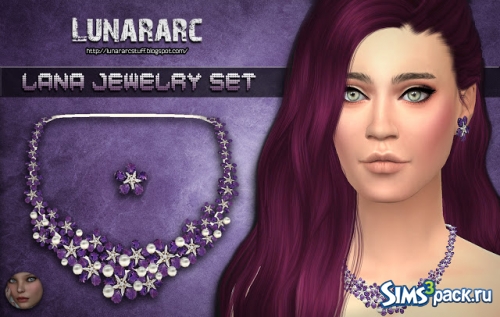 Ожерелье и серьги Lana Jewelry Set (Fixed) от Lunararc