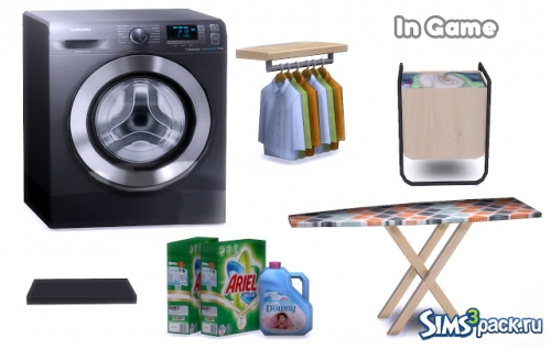 Набор мебели для прачечной_Amelia Laundry Set от Lunararc