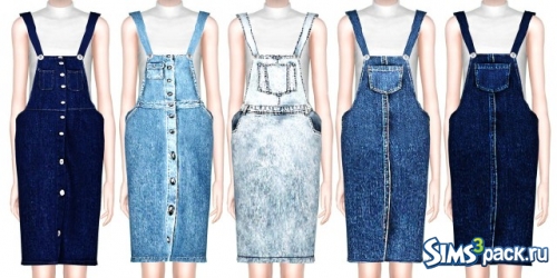 Джинсовый сарафан Denim Overall Dress от spectacledchic