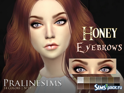 Брови для девушек Honey от Pralinesims