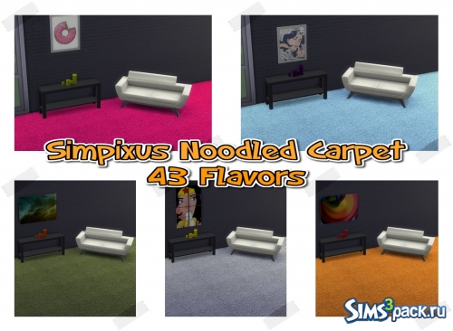 Ковры "Simpixus Noodled" от Simply Simming