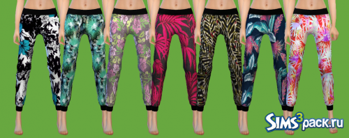 Брюки Pants with print от tukete