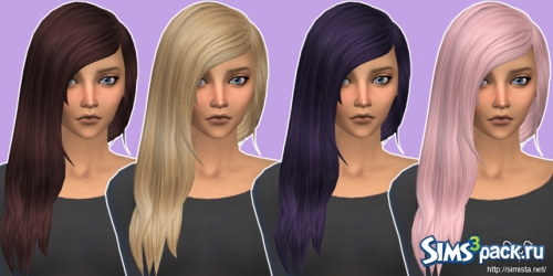 Причёска -Sims Rock Hair Retexture от David