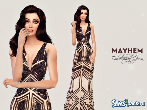 Платье Embellished Gown Dress от NataliMayhem