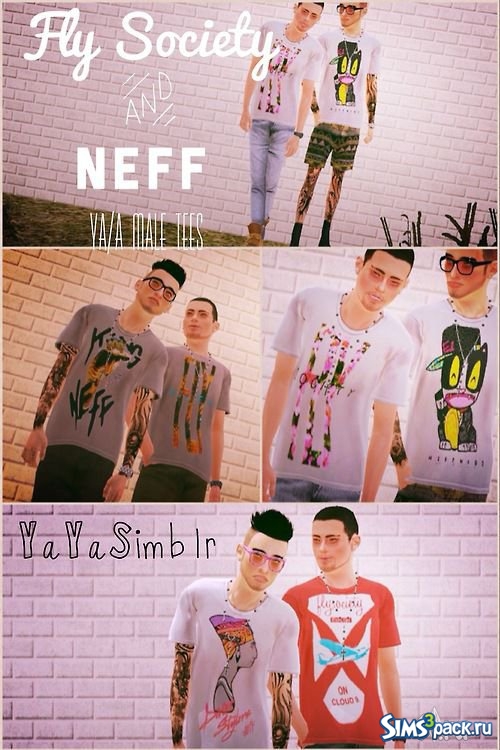 Футболки FlySociety Neff Tees от Born SIMMER