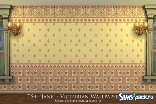 Обои Victorian Wallpaper Set от History Lover’s Sims Blog