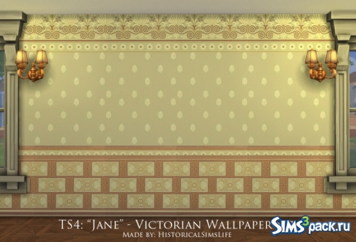 Обои Victorian Wallpaper Set от History Lover’s Sims Blog