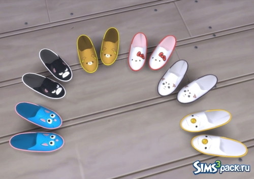 Слипоны Japanese Home Slippers от reivan13sims