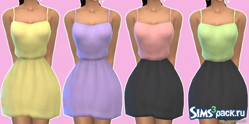 Платье Flossy Balloon Dress Recolours от simista