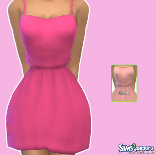 Платье Flossy Balloon Dress Recolours от simista