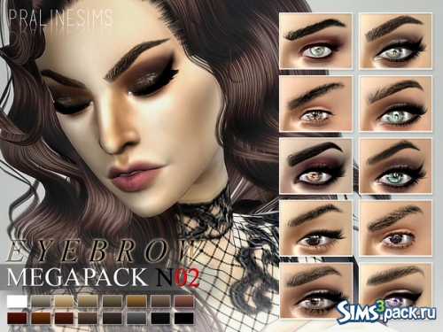 Брови &quot;Megapack N02&quot; от Pralinesims