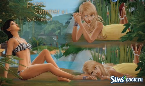 Поза для девушек Summer #1 3v1 от ChristinaLit