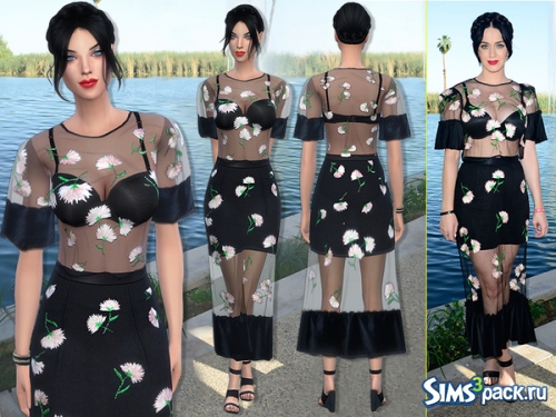 Платье Кэти Перри от sims2fanbg