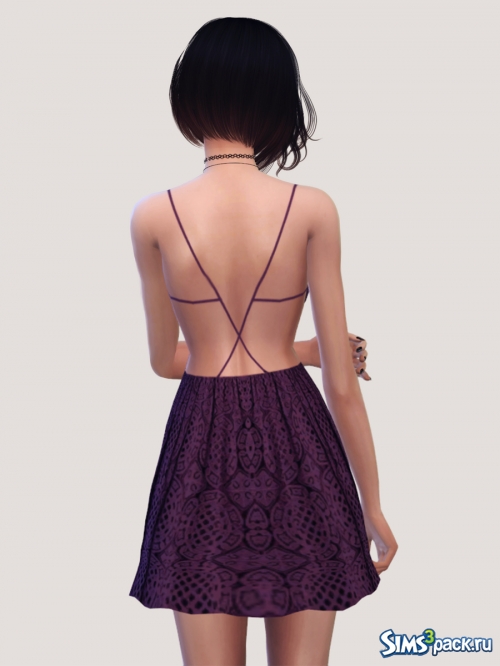 Платье Plunge Patterned Mesh Dress от salem2342