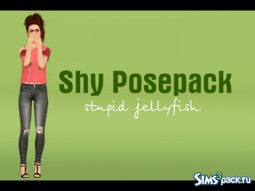 Женские позы Shy Posepack от stupid-jellyfish