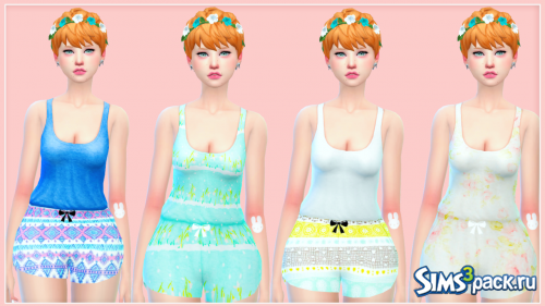 Комбинезон Sleeveless Romper Short Jumpsuit от mysimlifefou