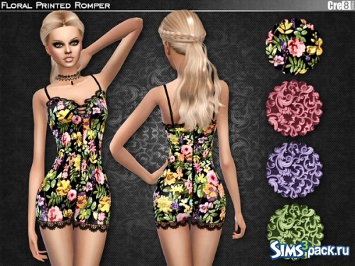 Комбинезон Floral Romper от Cre8Sims