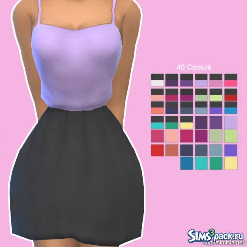 Платье Flossy Balloon Dress Recolours от simista