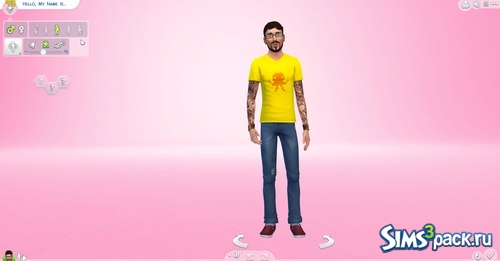 Розовый CAS от LimiaLoverSims