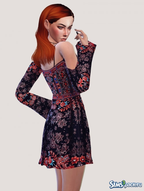 Платье Cold shoulder swing dress от salem2342